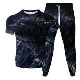 Mens Wolf Shirt Pant Set