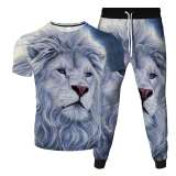 3D Lion Shirt Pant Set