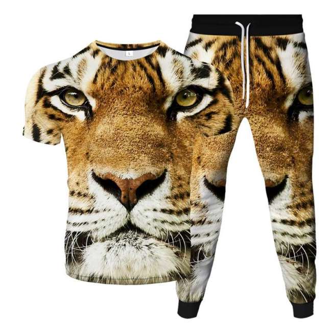Tiger Shirt Pant Set