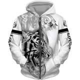 Tiger Print Jacket Mens