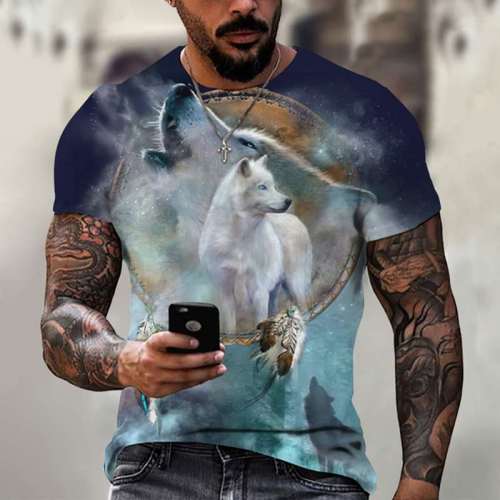 Wolf Print T-shirt