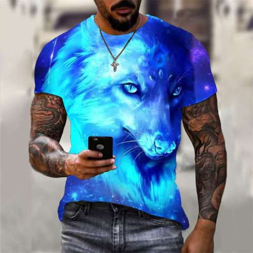 Fashion Wolf Shirt