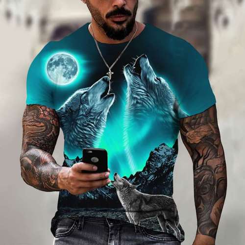 Wolf Print T-shirt