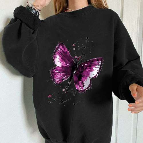 Womens Butterfly Sweatshirt