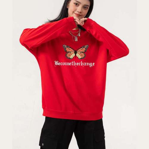 Butterfly Sweatshirt Womens