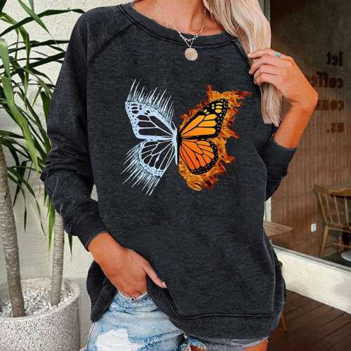 Butterfly Hoodie Sweatshirt