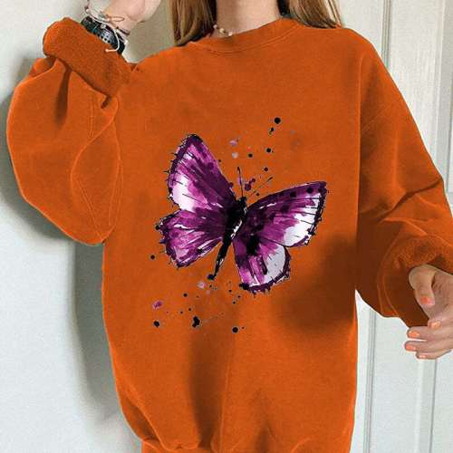 Womens Butterfly Sweatshirt
