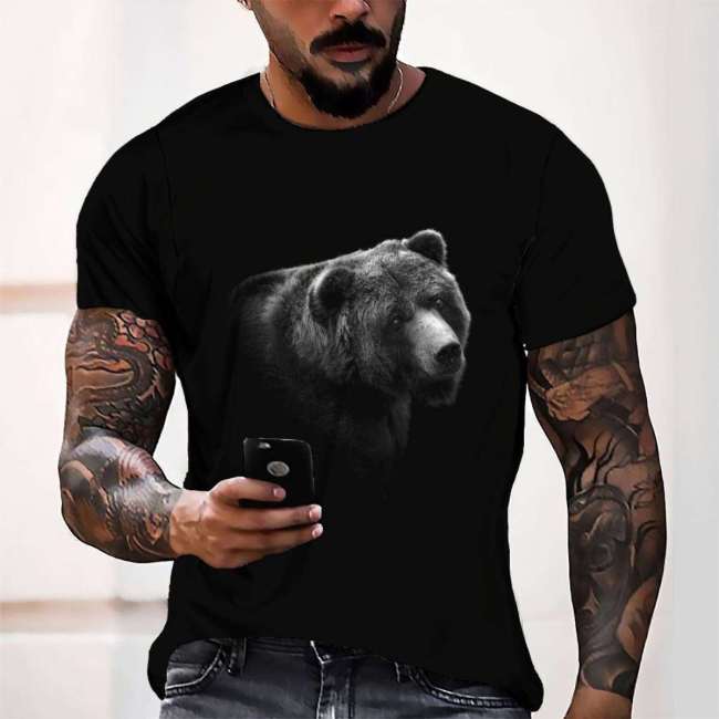 Family Matching T-shirt Black Bear T-Shirt