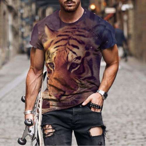 Family Matching T-shirt Tiger Design Shirt