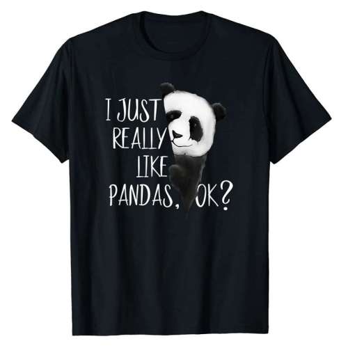 Black Panda Shirt