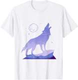 Wolf Howling At Moon Shirt