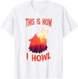 Wolf Howling Shirt