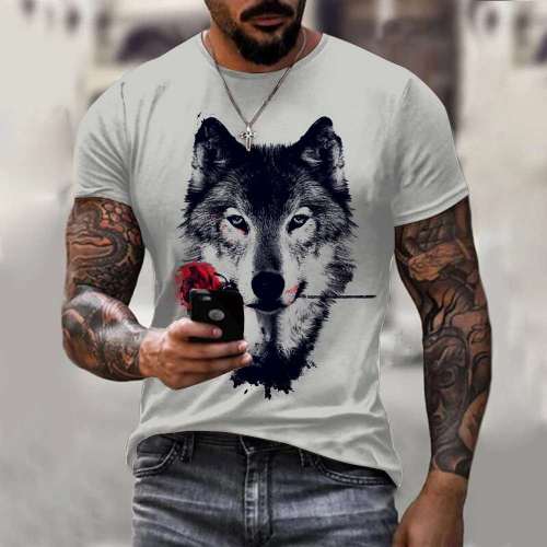Wolf Shirt Mens