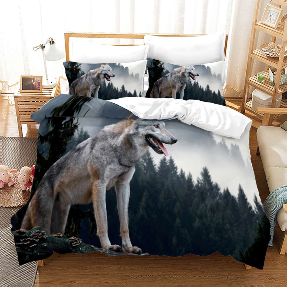 Wolf Pattern Bedding TheWildLifeJewelry
