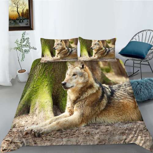 Wolf Bedding