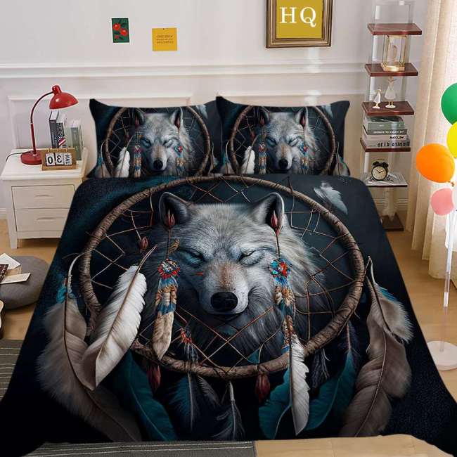 Wolf Dream Catcher Bedding