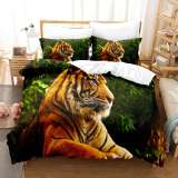 Tiger Printed Bedding