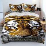 Tiger Print Bedding Set