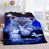 Blanket With Tiger Cub
