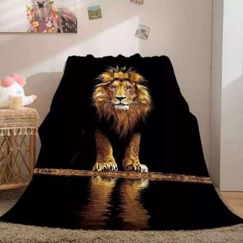 Lion Throw Blanket