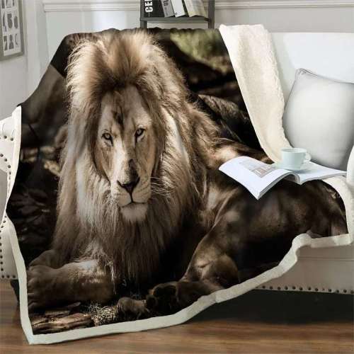 Mexican Lion Blanket