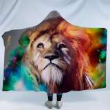 Lion Hooded Blanket