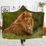 Hooded Lion Blanket
