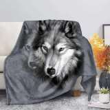 Grey Wolf Blanket
