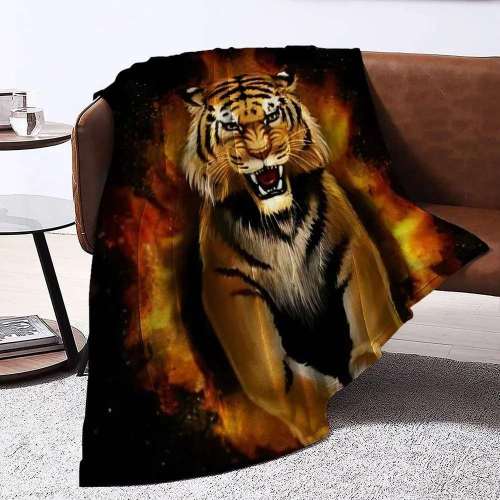 Fire Tiger Blanket