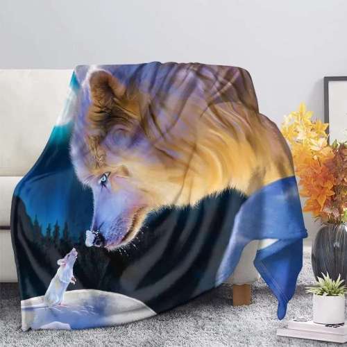 Wolf & Mice Blanket
