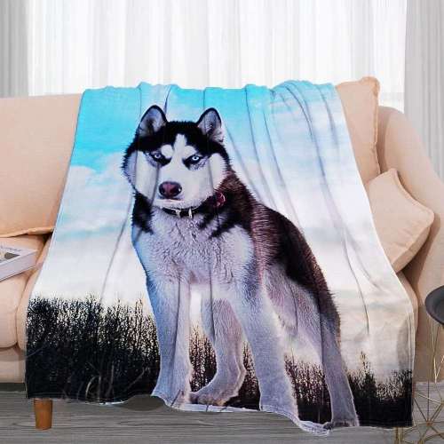 Wolf Dog Blankets