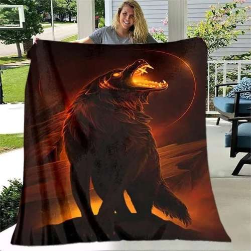 Red Wolf Blankets