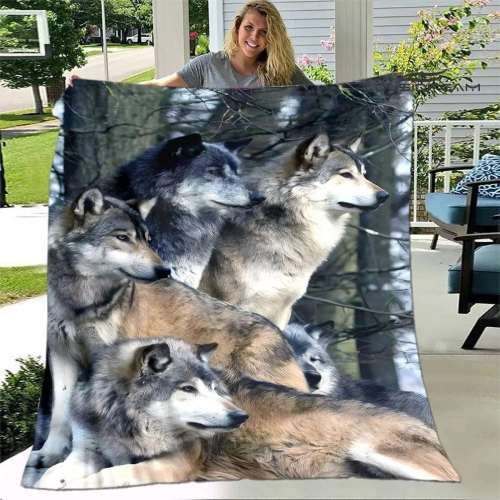 Pack Wolf Blankets