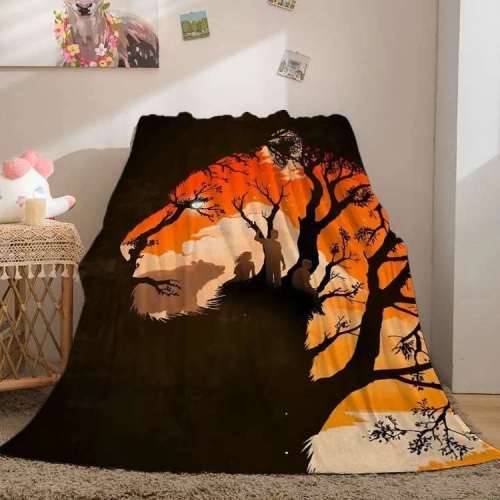 Cartoon Tiger Blanket