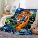 Tiger King Jungle Blanket