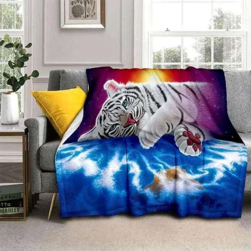 Tiger Cub Winter Blanket