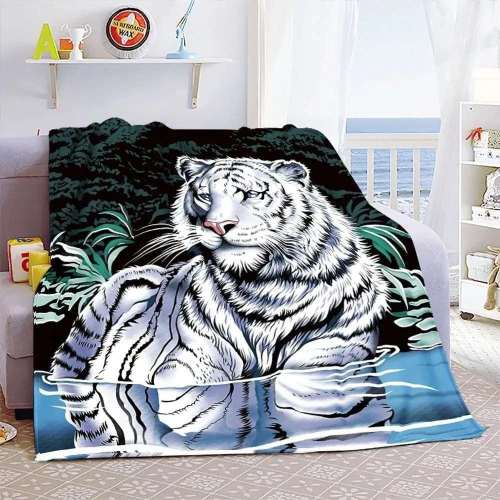 Lone Tiger Blanket