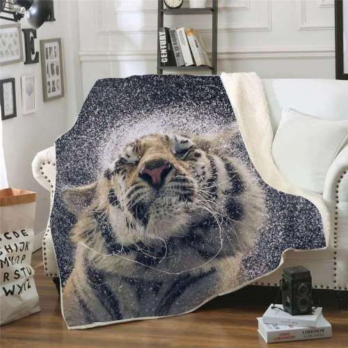 Warm Tiger Blanket