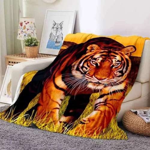 Tiger King Blanket Throw