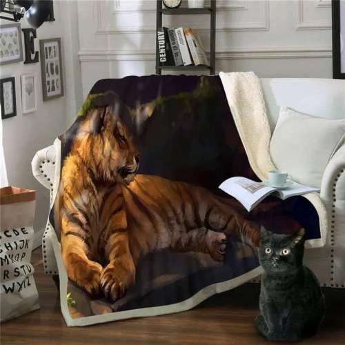 Womens Tiger Blanket