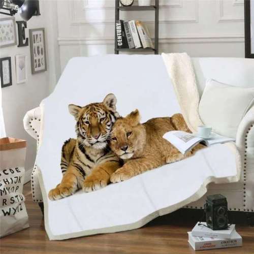Lion Tiger Blanket