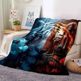 Yin Yang Tiger Blanket