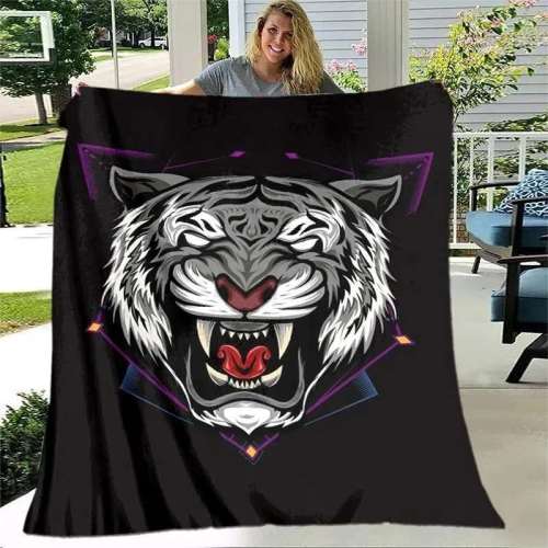 Fleece Tiger Blanket
