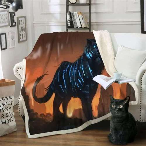 Cool Big Tiger Blanket