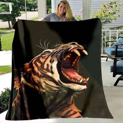 Roaring Tiger Blanket