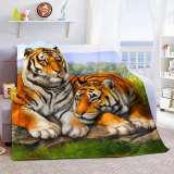 Blanket With Tigers