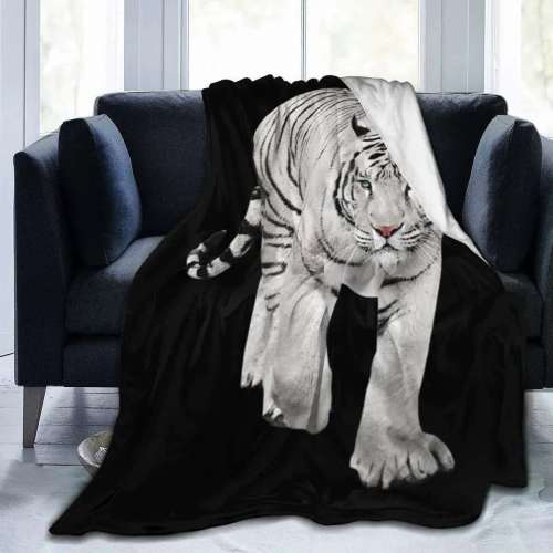 Tiger Thick Fleece Blanket