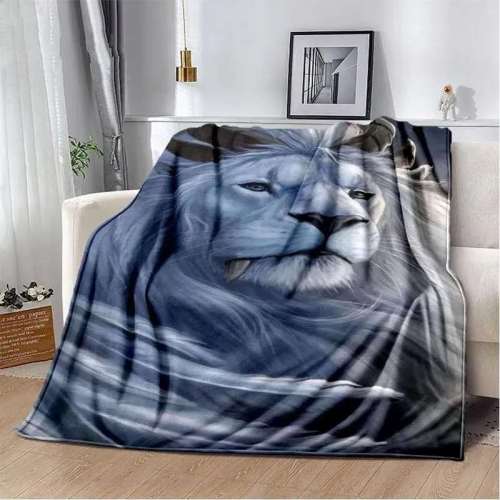 White Lion King Blanket
