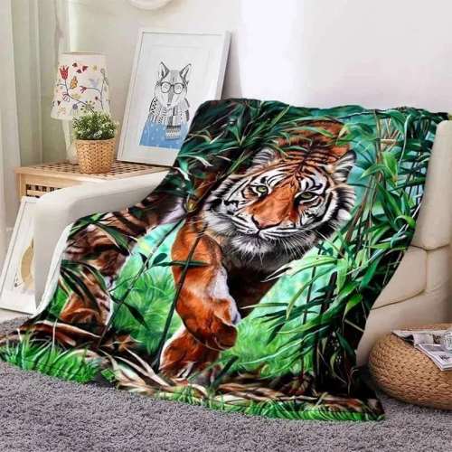 Jungle Tiger Blankets