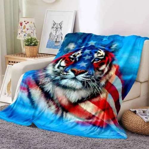 Tiger Flag Blanket